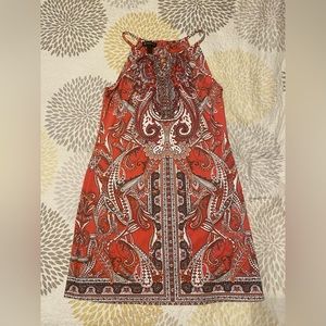 International Concepts Pink Paisley Dress